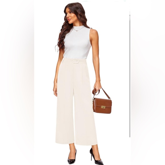 NWT🏷️Women' s👩🏼Business HighWaisted PalazzoTrousers wPocketsDressPant👖Sz XXL - Picture 7 of 11